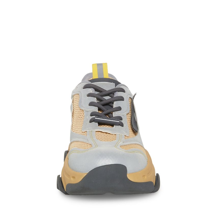 Zapatillas Steve Madden Possess Hombre Doradas Gris | ES YM281E